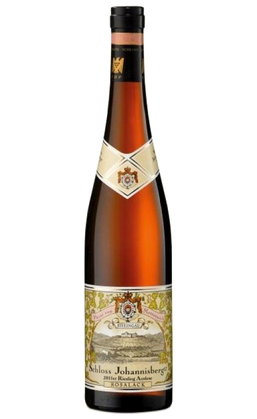Furst von Metternich Schloss Johannisberger Riesling Rosalack Auslese 2011