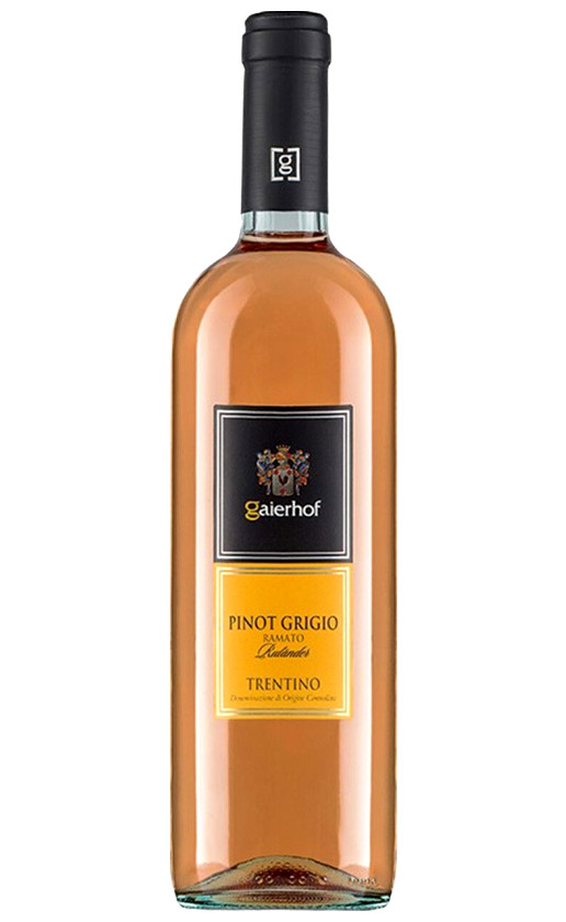 Gaierhof Rulander Ramato Pinot Grigio Trentino 2017