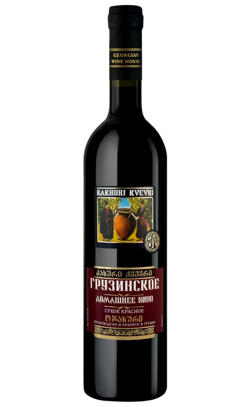 Georgian Wine House Kakhuri Kvevri Domashnee Red Dry