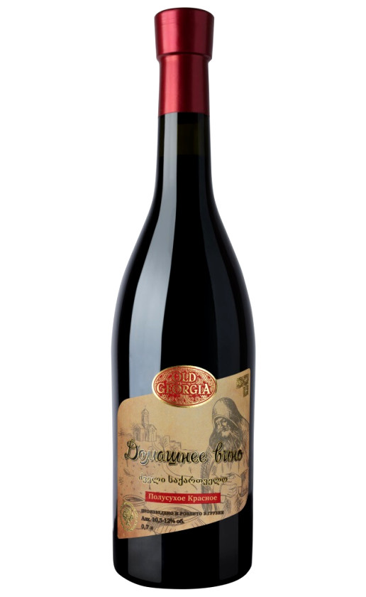 Georgian Wine House Old Georgia Domashnee Red Semi-Dry