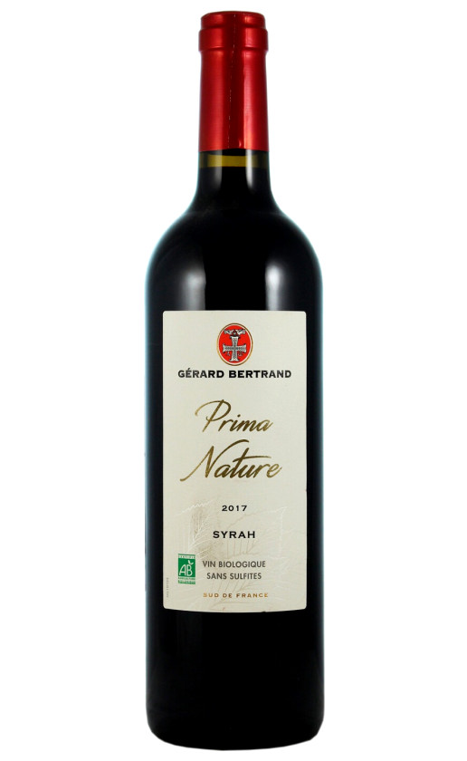 Gerard Bertrand Prima Nature Syrah 2017