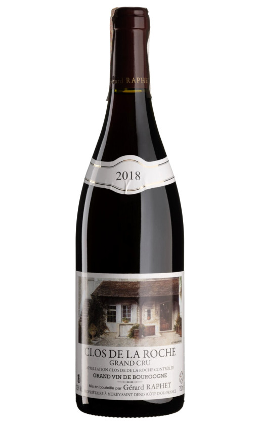 Gerard Raphet Clos de la Roche Grand Cru 2018