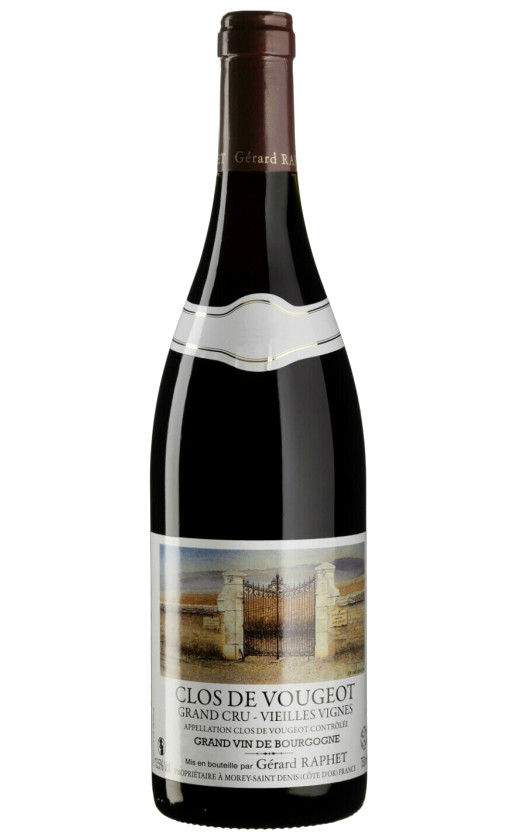 Gerard Raphet Clos Vougeot Grand Cru Vieilles Vignes 2019