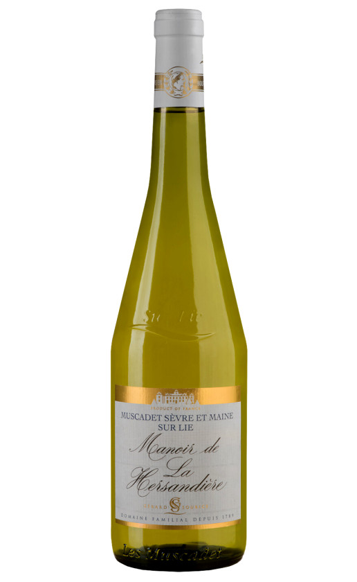 Gеrard Sourice Manoir de la Hersandiеre Muscadet Sеvre et Maine sur Lie 2019