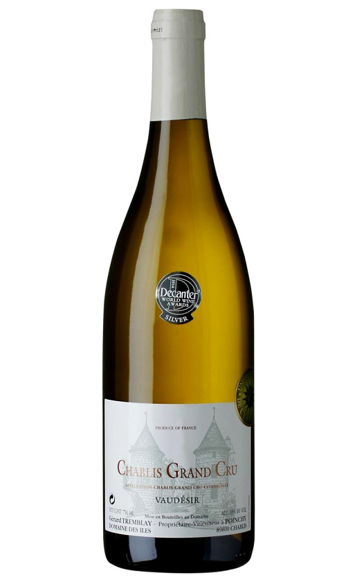 Gerard Tremblay Chablis Grand Cru Vaudesir 2016