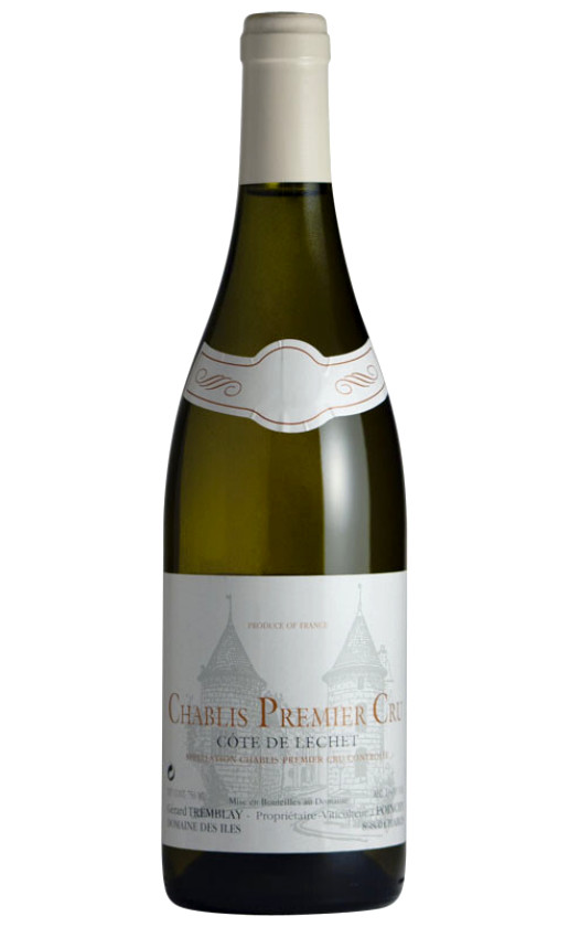 Gerard Tremblay Chablis Premier Cru Cote de Lechet 2015