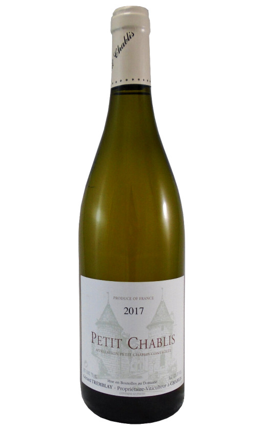 Gerard Tremblay Petit Chablis 2017