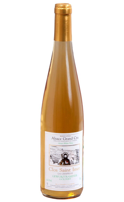 Gewurztraminer La Chapelle Clos Saint Imer Grand Cru Goldert 2007