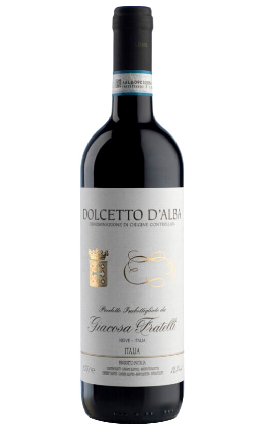 Giacosa Fratelli Dolcetto d'Alba 2016