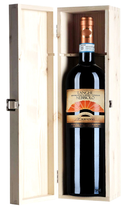 Gian Piero Marrone Nebbiolo Langhe wooden box