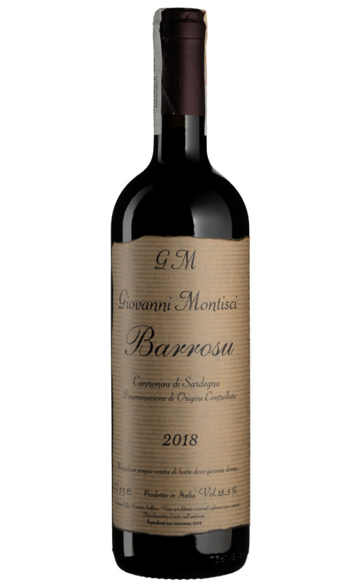 Giovanni Montisci Barrosu Cannonau di Sardegna 2018