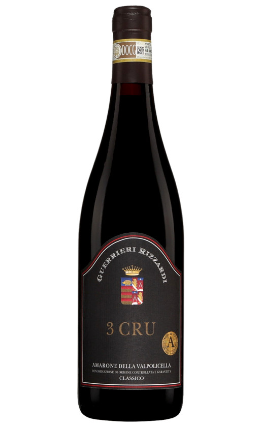 Guerrieri Rizzardi 3 Cru Amarone della Valpolicella Classico 2015