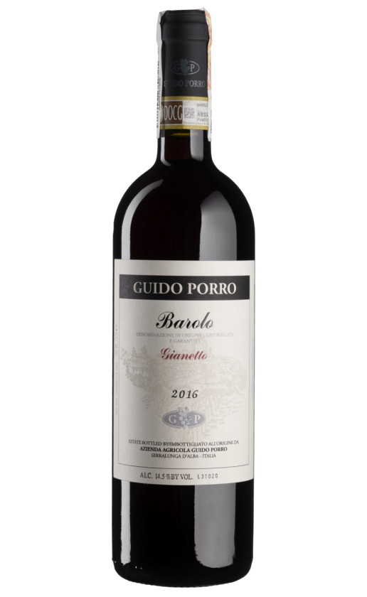 Guido Porro Barolo Gianetto 2016