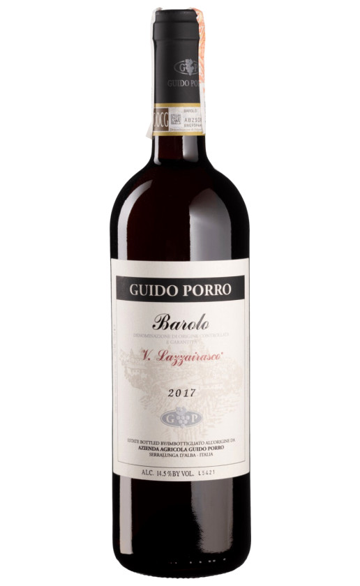 Guido Porro Barolo Vigna Lazzairasco 2017