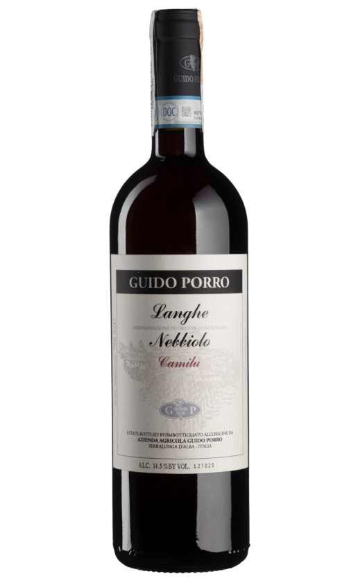 Guido Porro Nebbiolo Camilu Langhe