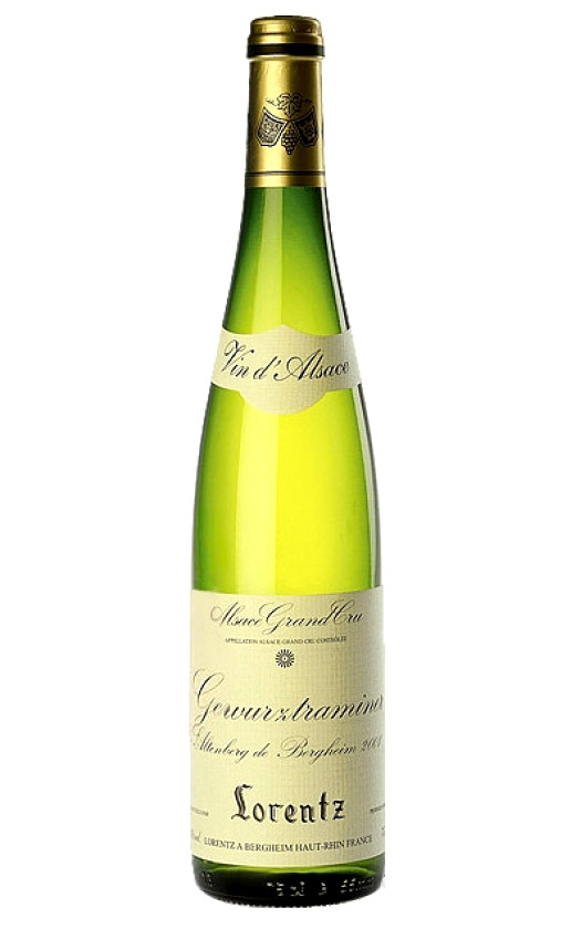 Gustave Lorentz Gewurztraminer Grand Cru Altenberg de Bergheim Vendange Tardive Alsace 2007