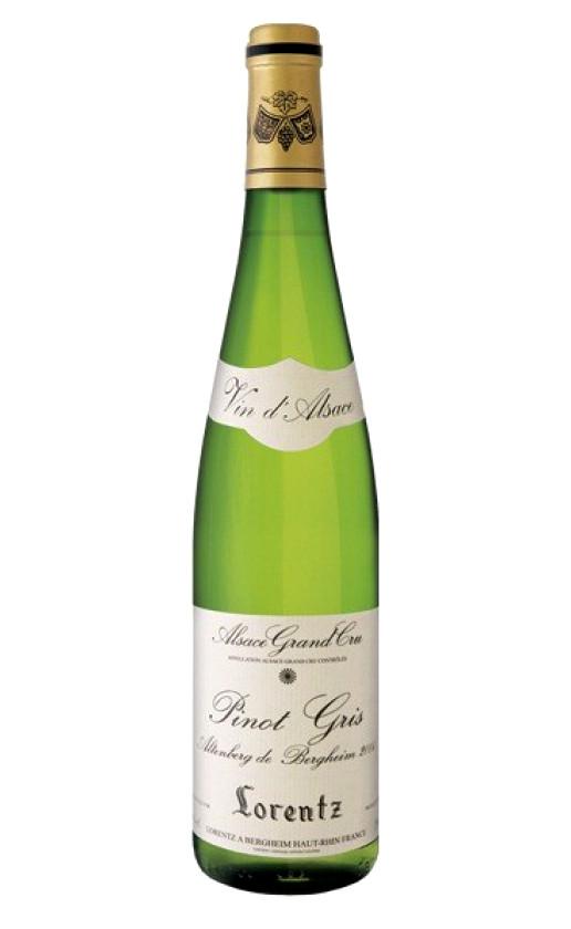 Gustave Lorentz Pinot Gris Grand Cru Altenberg de Bergheim Vendange Tardive Alsace 2005