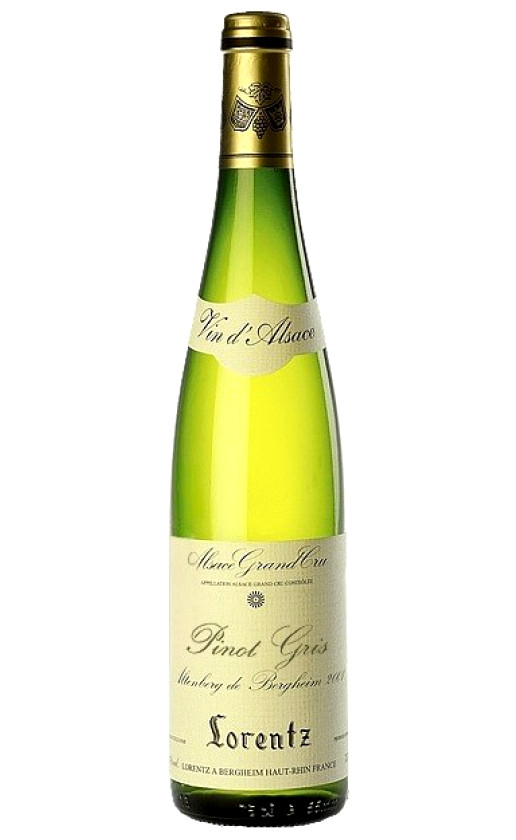 Gustave Lorentz Pinot Gris Grand Cru Altenberg de Bergheim Vieilles Vignes Alsace 2007
