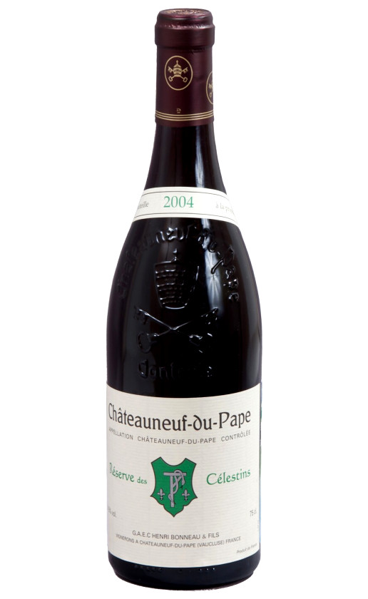 Henri Bonneau Chateauneuf du Pape Reserves des Celestins 2004