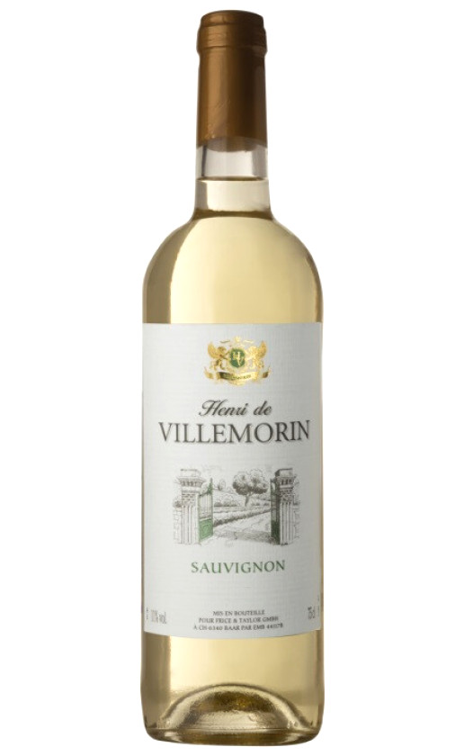 Henri de Villemorin Sauvignon Blanc Val de Loire 2018