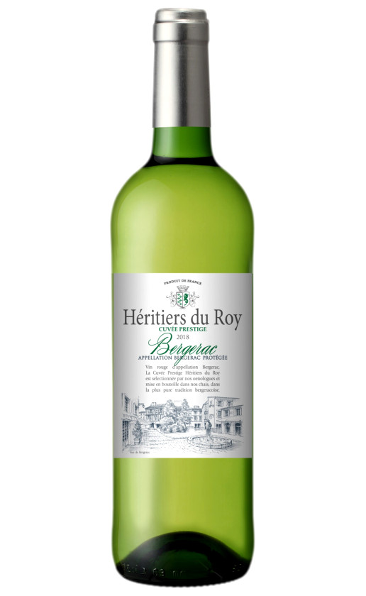 Heritiers du Roy Cuvee Prestige Blanc Bergerac 2018