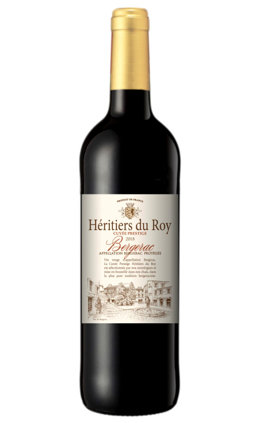 Heritiers du Roy Cuvee Prestige Rouge Bergerac 2018