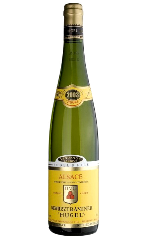 Hugel Gewurztraminer Vendange Tardive 2003