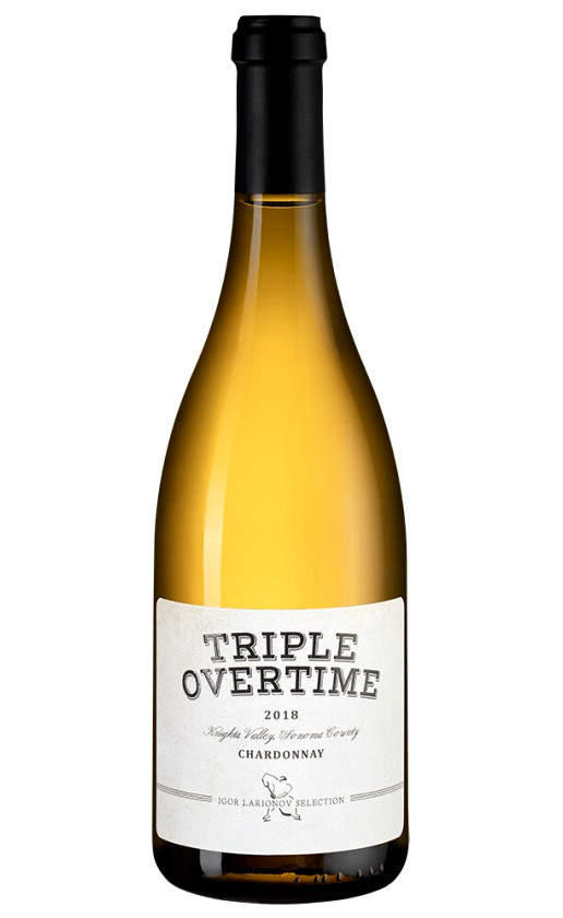 Igor Larionov Triple Overtime Chardonnay Knights Valley 2018