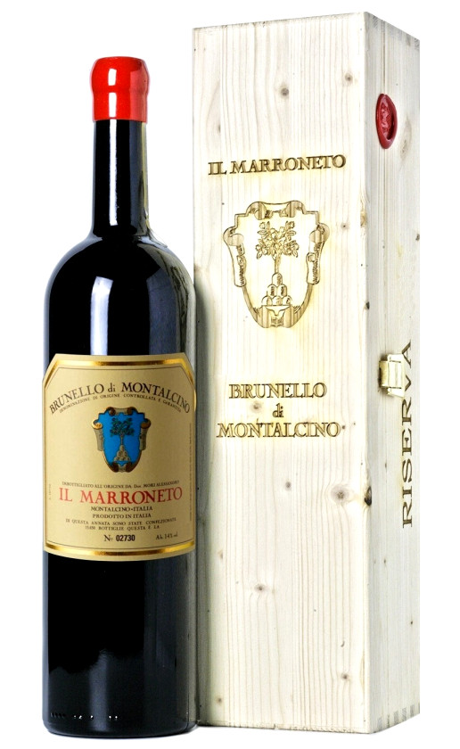 Il Marroneto Brunello di Montalcino 2016 wooden box