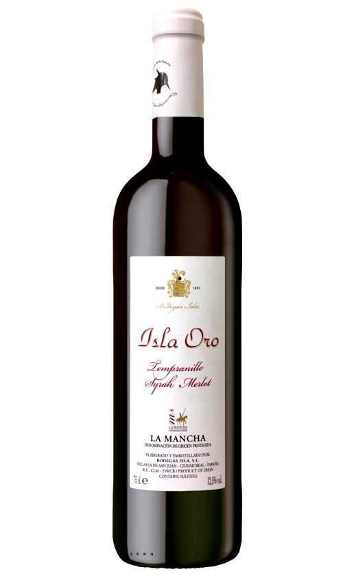 Isla Oro Tempranillo-Syrah-Merlot La Mancha