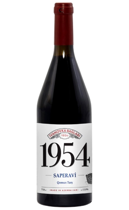 Ivanovka Baglari 1954 Saperavi