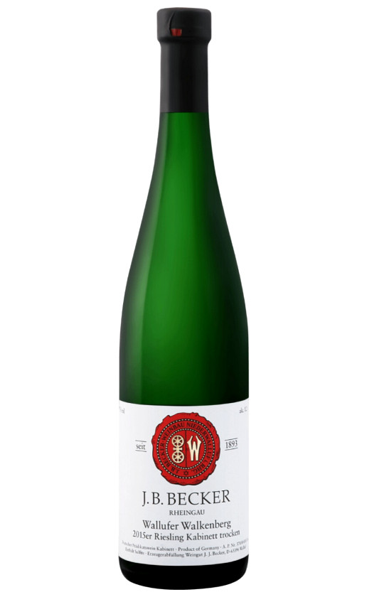 J. B. Becker Riesling Kabinett Wallufer Walkenberg 2015