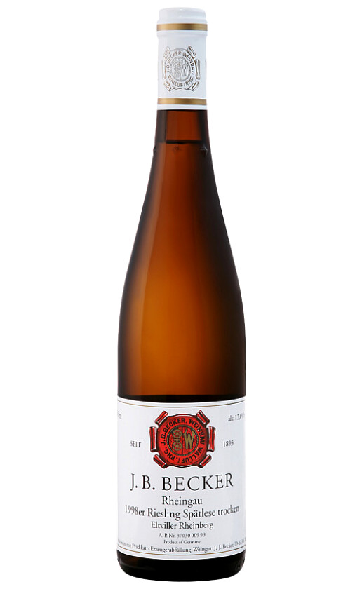 J. B. Becker Riesling Spatlese Eltviller Rheinberg 1998