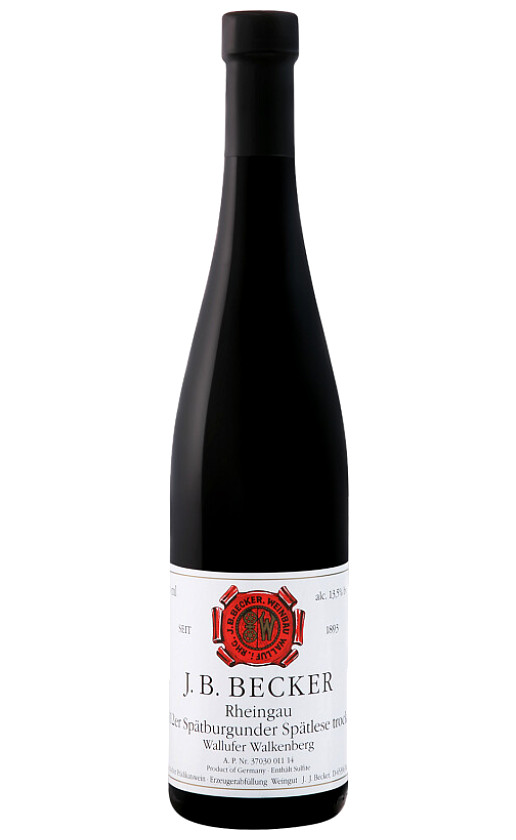 J. B. Becker Spatburgunder Spatlese Wallufer Walkenberg 2016