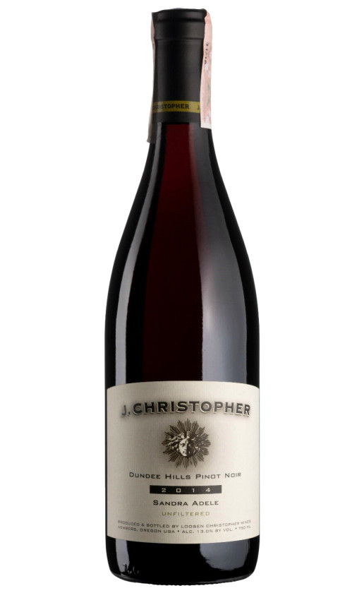 J. Christopher Sandra Adele Pinot Noir 2014