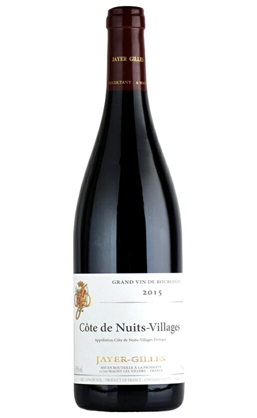 Jayer-Gilles Cote de Nuits-Villages 2015