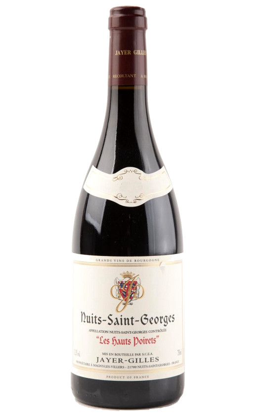 Jayer-Gilles Nuits-Saint-Georges Les Hauts Poirets 2015