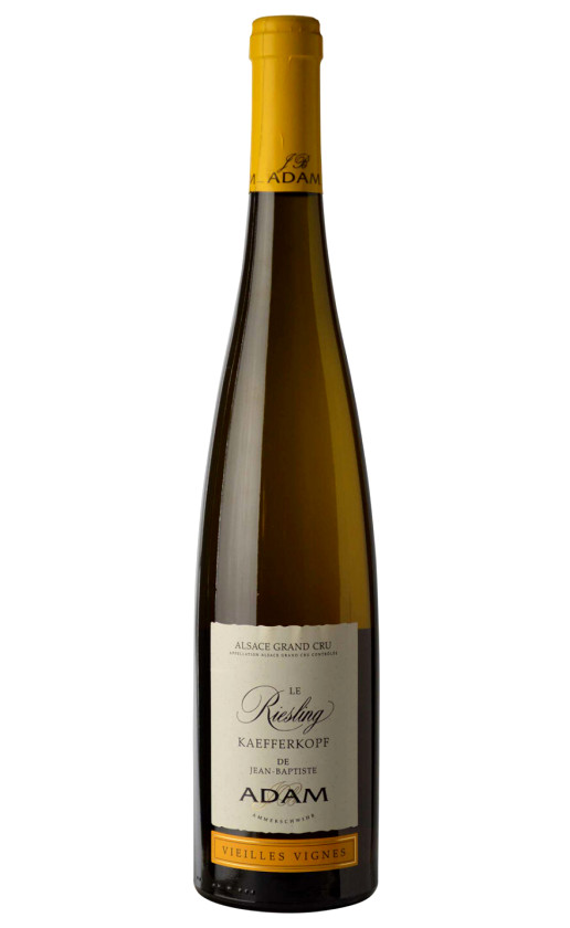 Jean-Baptiste Adam Le Riesling Grand Cru Kaefferkopf Vieilles Vignes Alsace 2016