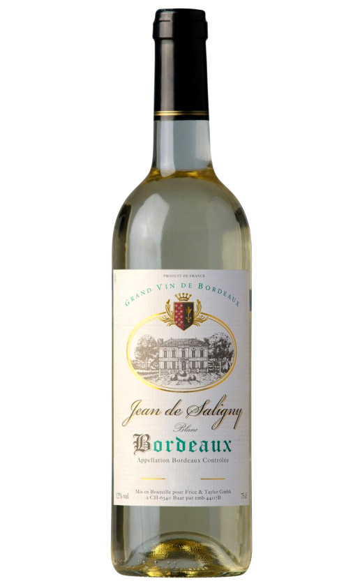 Jean de Saligny Bordeaux Blanc 2017