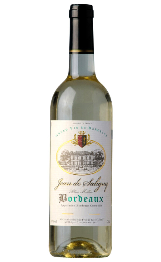 Jean de Saligny Bordeaux Blanc Semisweet 2013