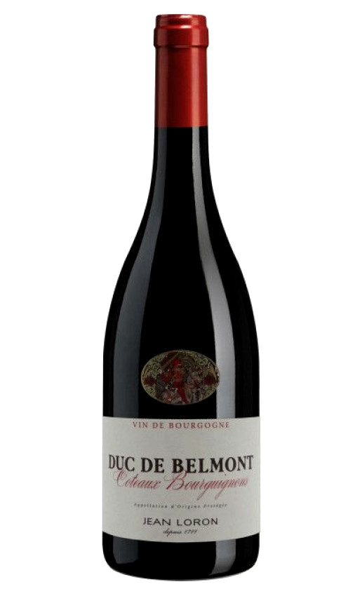 Jean Loron Duc de Belmont Rouge Coteaux Bourguignons