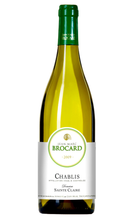 Jean-Marc Brocard Chablis Domaine Sainte-Claire 2009