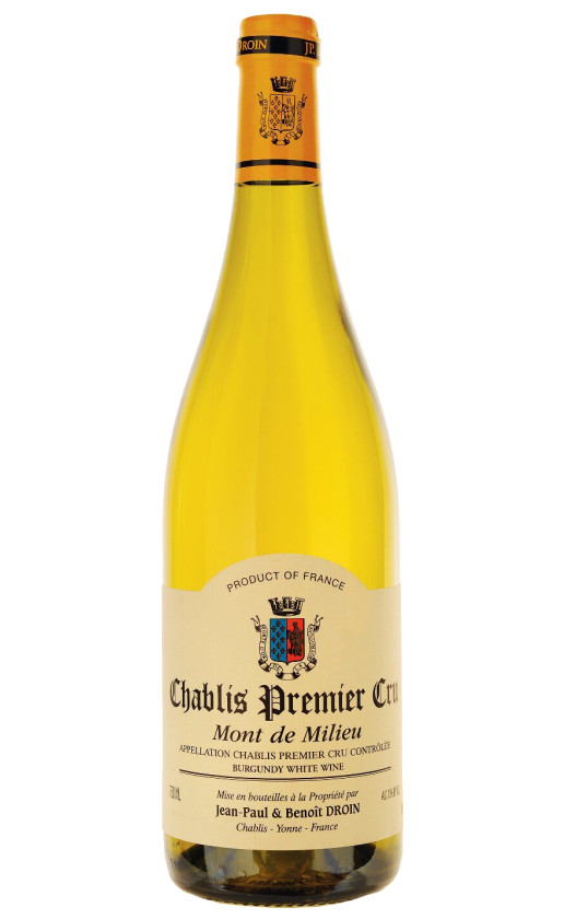 Jean-Paul Benoit Droin Chablis 1-er Cru Mont de Milieu 2018