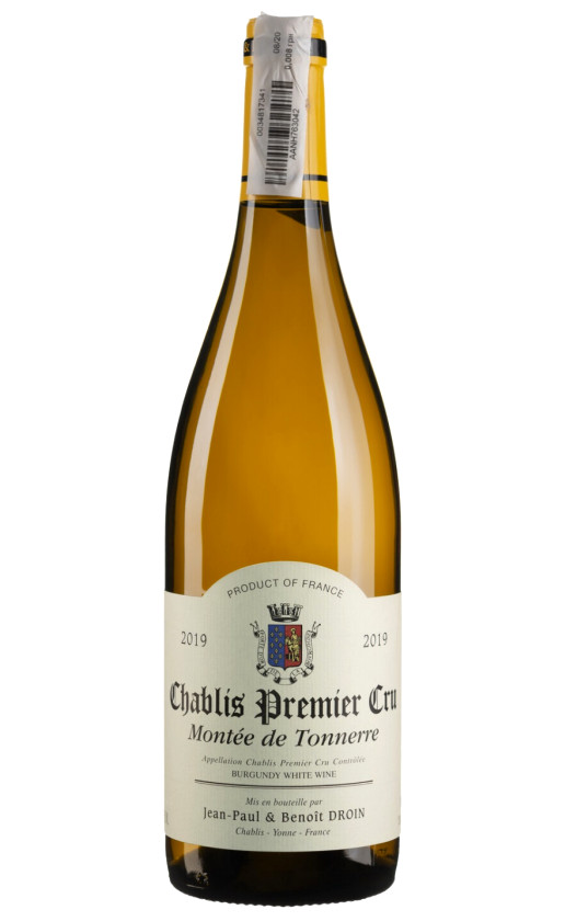 Jean-Paul Benoit Droin Chablis 1er Cru Montee de Tonnerre 2019