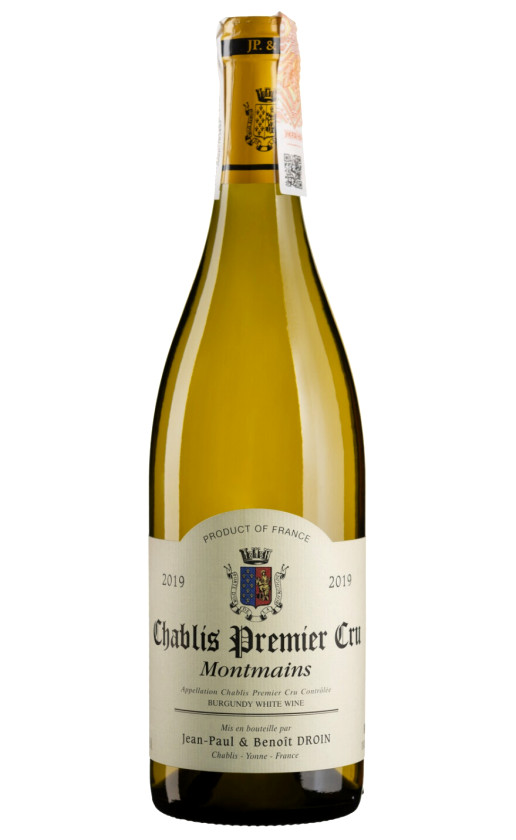 Jean-Paul Benoit Droin Chablis Premier Cru Montmains 2019