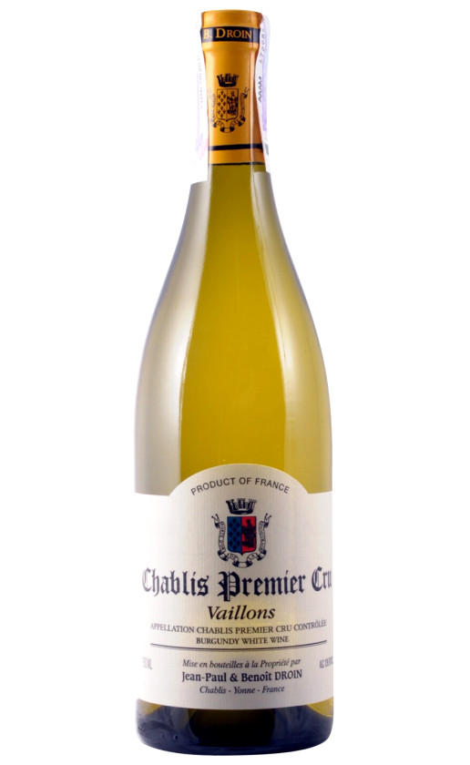 Jean-Paul Benoit Droin Vaillons Chablis Premier Cru