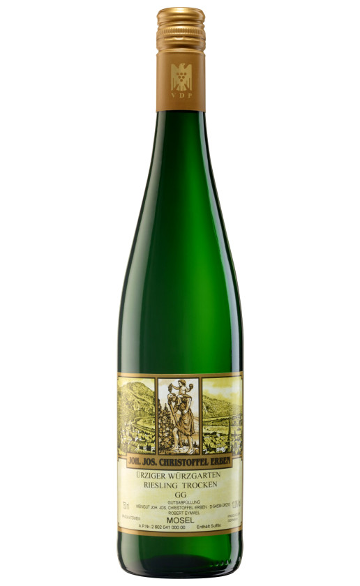 Joh. Jos.Christoffel Erben Urziger Wurzgarten Riesling Trocken GG 2016