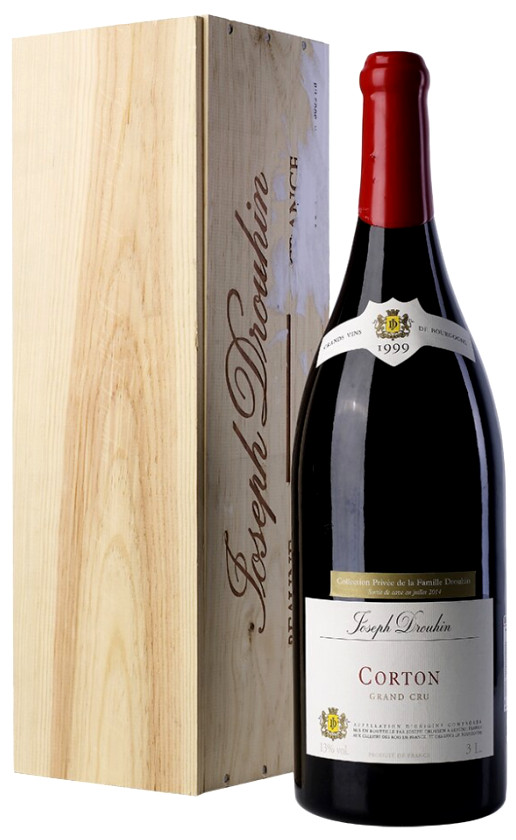Joseph Drouhin Corton Grand Cru 1999 wooden box