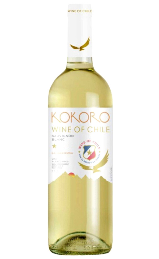Kokoro Sauvignon Blanc Seco Valle Central 2020