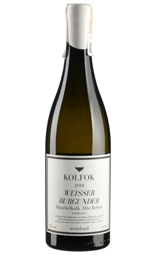 Kolfok Muschelkalk Alte Reben Weisser Burgunder 2018